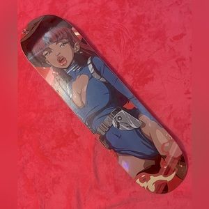 🔥💙 MEGAN THEE STALLION OFFICIAL LIMITED EDITION RARE SKATEBOARD 💙🔥
